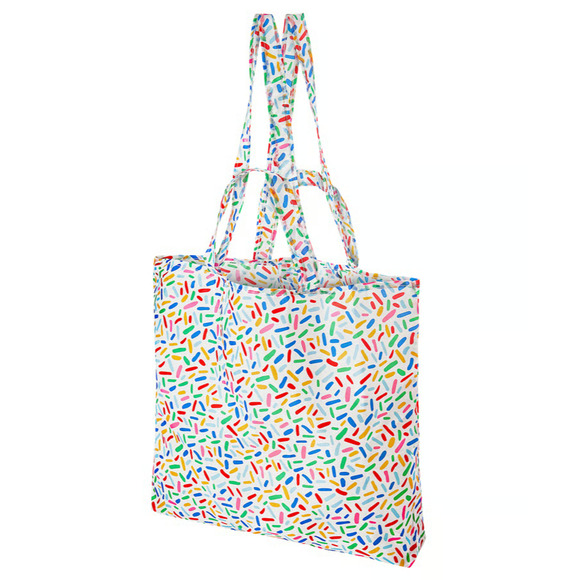 IKEA SKYNKE Shopping Bag Multicolor Sprinkles 17 ¾x14 ¼" Cute Tote New! Reusable - Picture 1 of 4